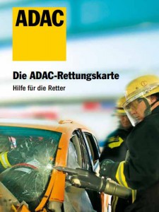 Bild Flyer ADAC Rettungskarte Feuerwehr Ungetsheim